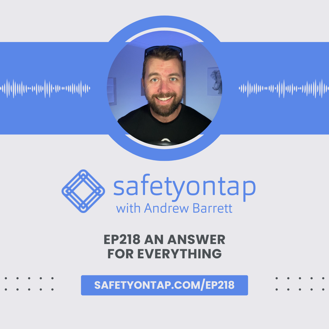 EP218: An Answer for Everything with Andrew Barrett